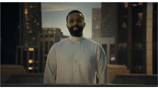 man talking